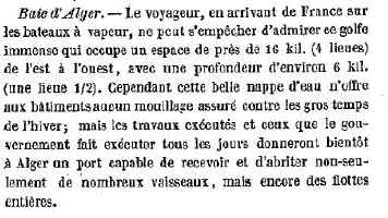 port d'Alger 1848