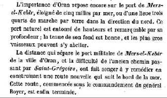 Oran et Mers El Kebir 1848