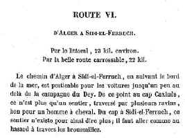 Les routes en 1848