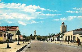 Djelfa-RueCentrale-Mosquee-Eglise