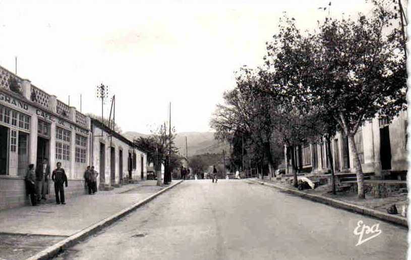 akbou,rue chelatta et cafe de l'etoile