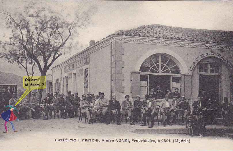 3°/ Café de France, Pierre Adami