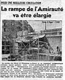 La rampe va etre élargie
