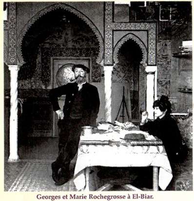 Georges et Marie Rochegrosse à El-Biar.