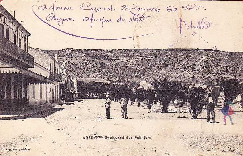 LE BOULEVARD DES PALMIERS,arzew