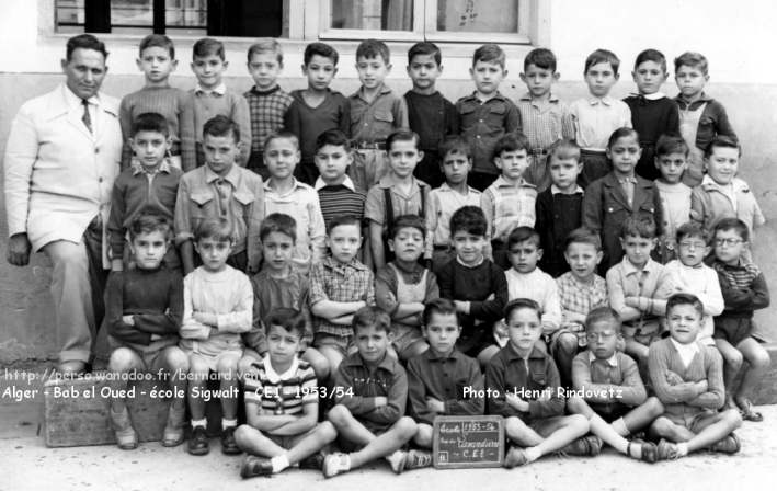 Cours élémentaire 1ère année, 1953-1954