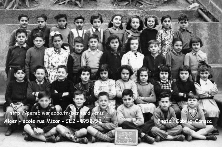 Cours élémentaire 2, 1952-1953