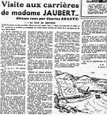 Visite aux carrières Jaubert