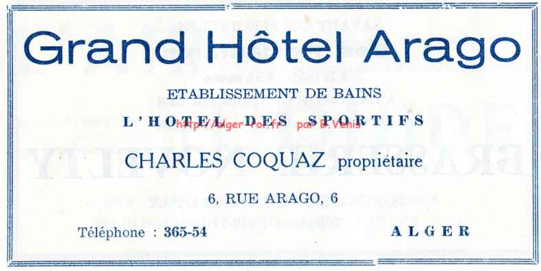 Grand hôtel Arago