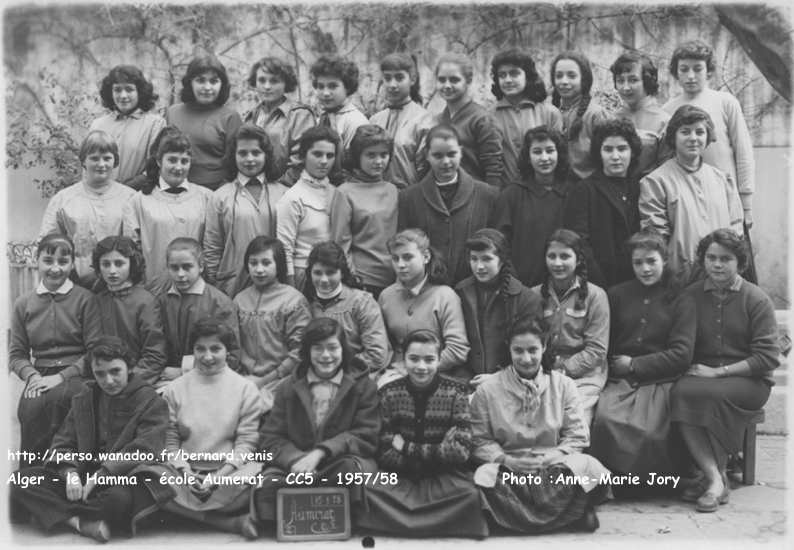 cours complémentaire 5, 1957-1958