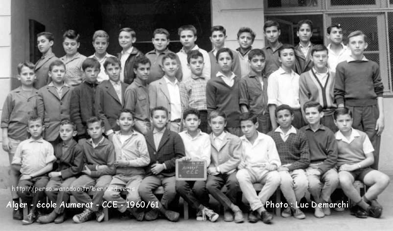 l'école Aumerat, cours complémentaire, 1960-1961 