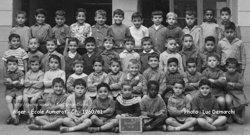 l'école Aumerat, cours préparatoire, 1960-1961 