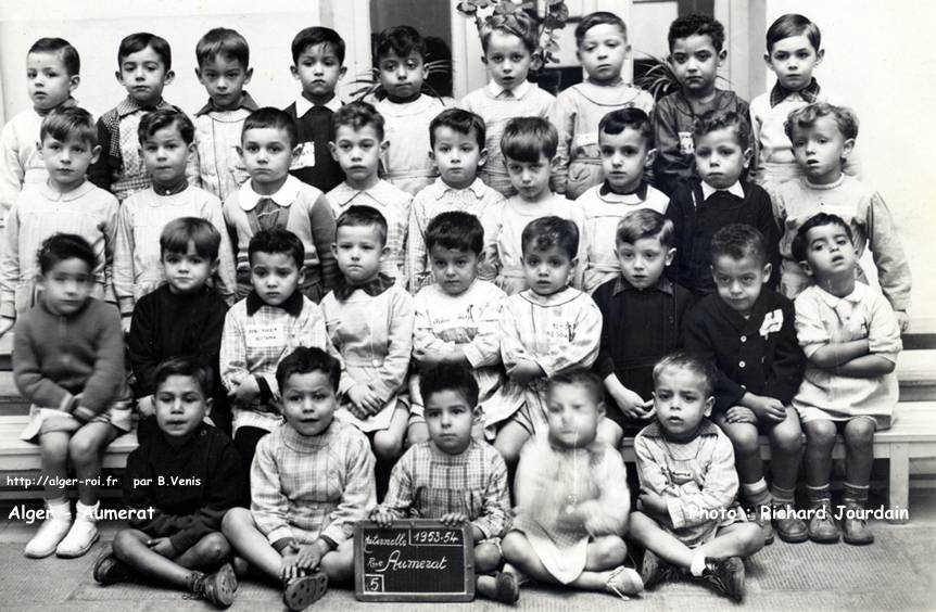 l'école Aumerat, ,maternelle, 53-54