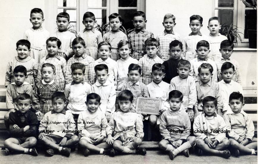 l'école Aumerat, maternelle, 1954-55