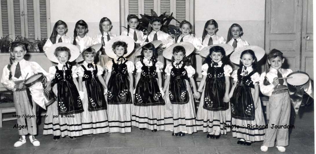 l'école Aumerat, fin d'année 53-54