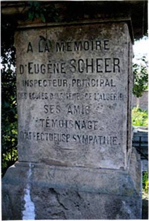 stèle de Eugène Scheer