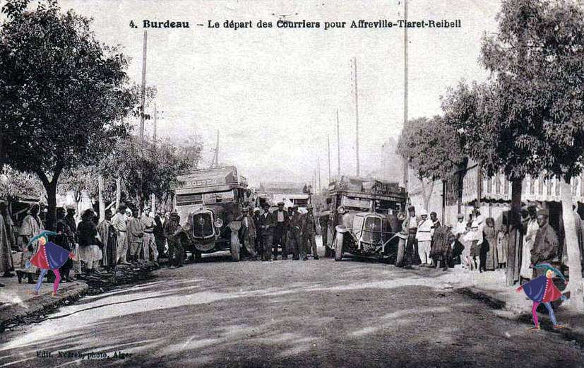 burdeau,depart des courriers