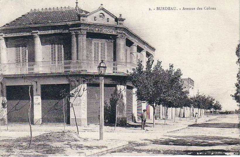 burdeau,avenue des colons