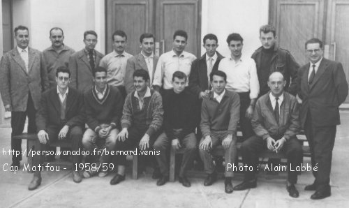 1ere Promotion de radiotechniciens 1958 - 1959