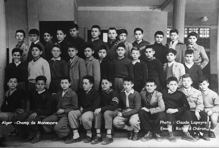 Collège, sixième 3, 1954-1955