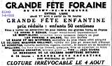 Grande fête foraine