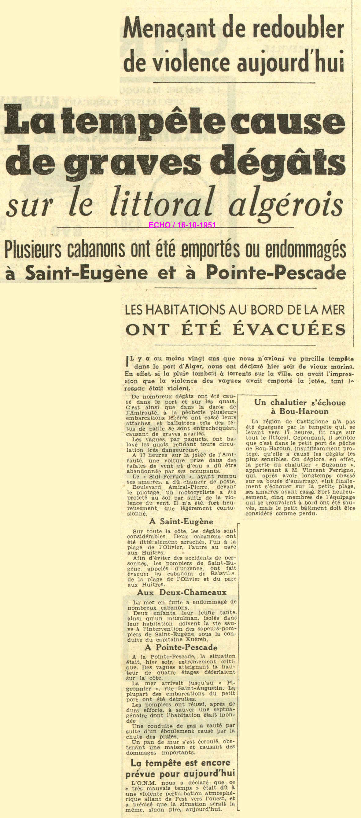 Menaçant de redoubler de violence aujourd'hui