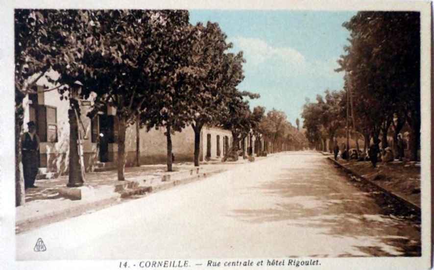 Rue centrale et hôtel Rigoulet
