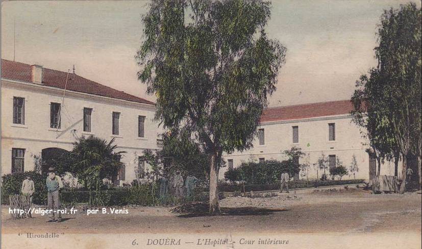Cour intérieure,hopital,douera