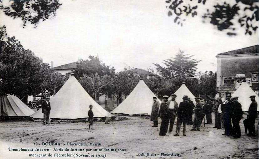 douera,Douéra,suite tremblement de terre de novembre 1924