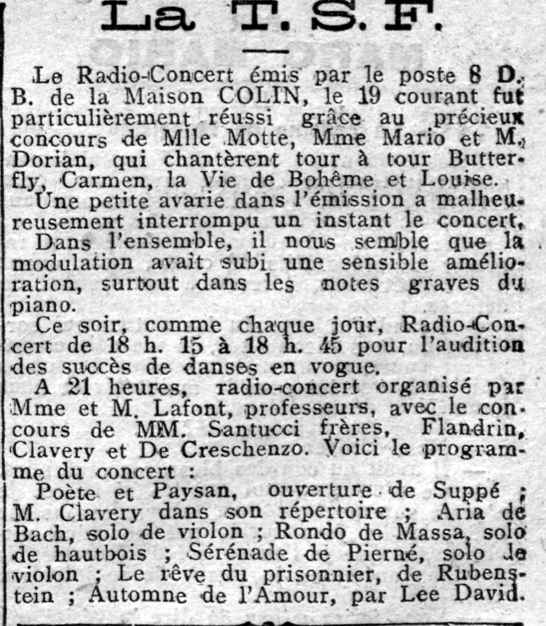 Les radio-concerts européens