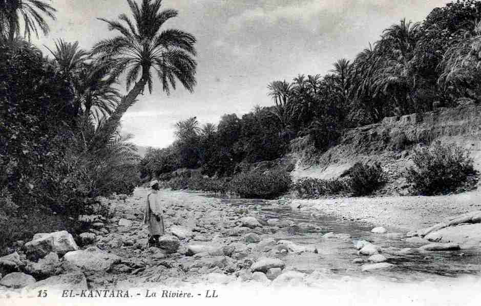 les gorges d'El kantara,la riviere