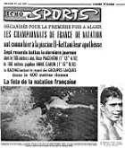 LES CHAMPIONNATS DE FRANCE DE NATATION ont connu hier à la piscine El-Kettani leur apothéose
