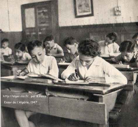 Une classe musulmane à Alger
