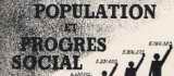 Population et progrès social.