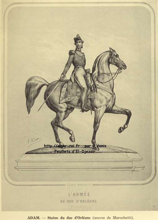 Adam.-Statue du duc d'Orléans (uvre de Marochetti)