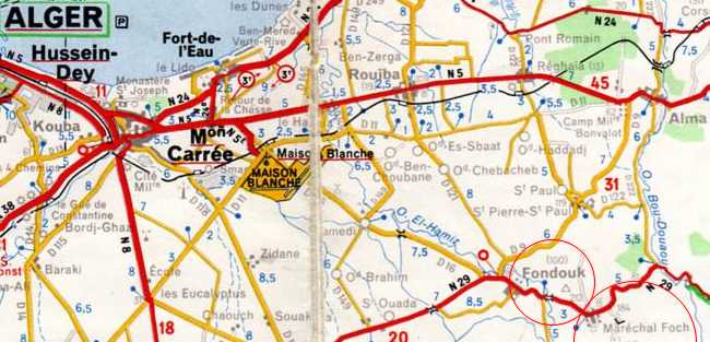 carte du fondouk