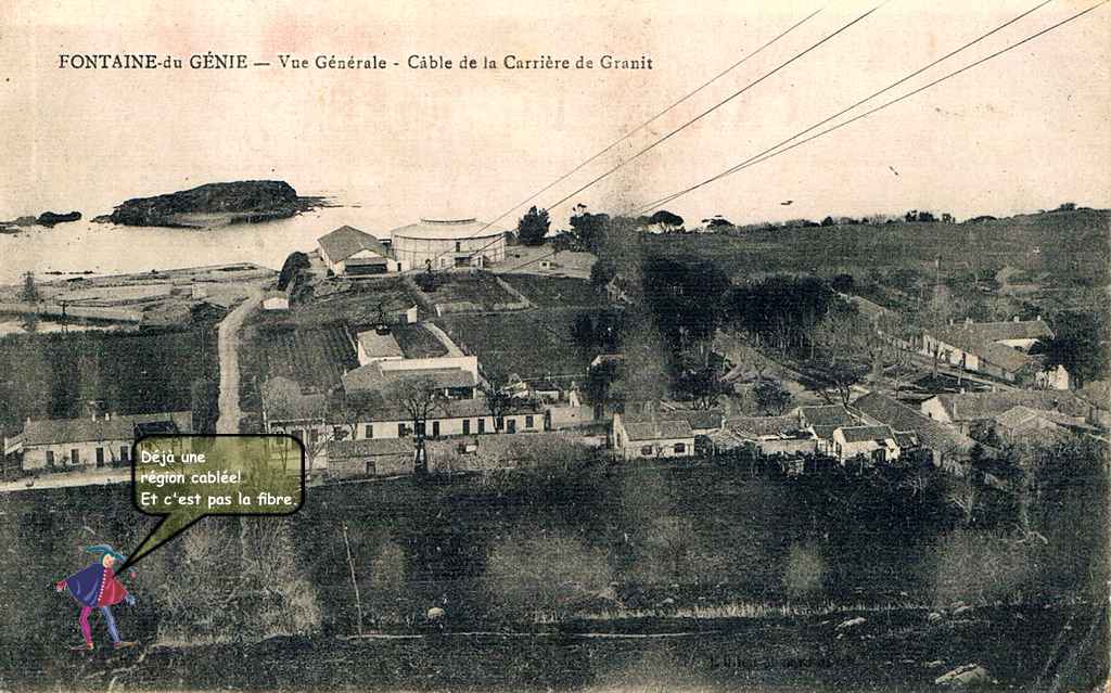 Vue générale et cables.