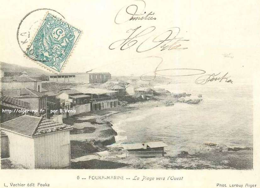 La plage vers l'ouest