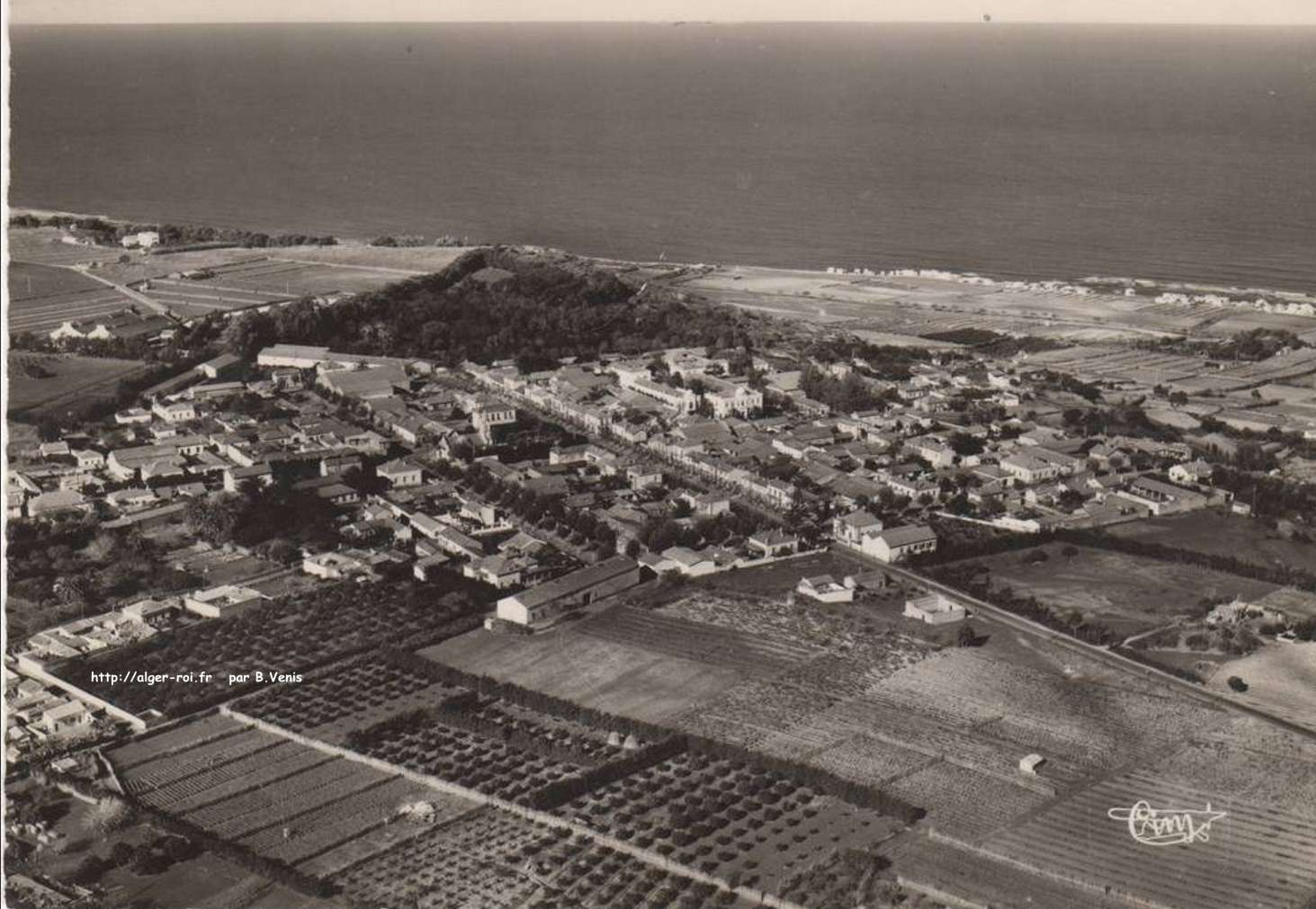 Fouka-ville, vue aérienne