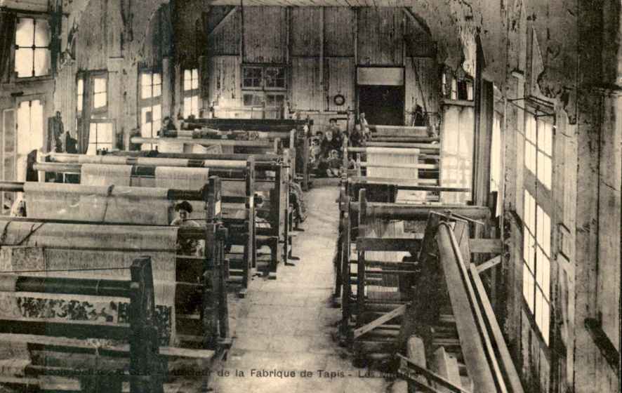 Manufacture de tapis algériens - école Delfau-