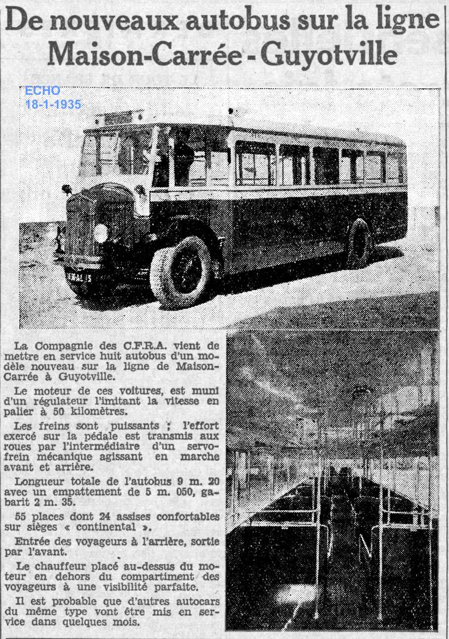 De nouveaux autobus sur la ligne