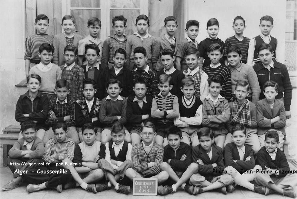 Cours moyen 1, 1951,ecole caussemille