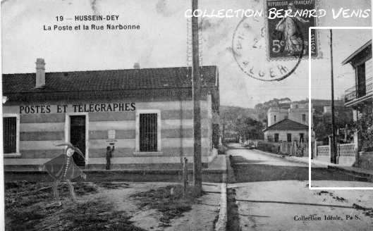 la poste et la rue Narbonne