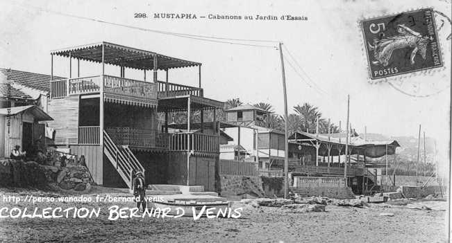 les cabanons du jardin d'essai, vue de près.