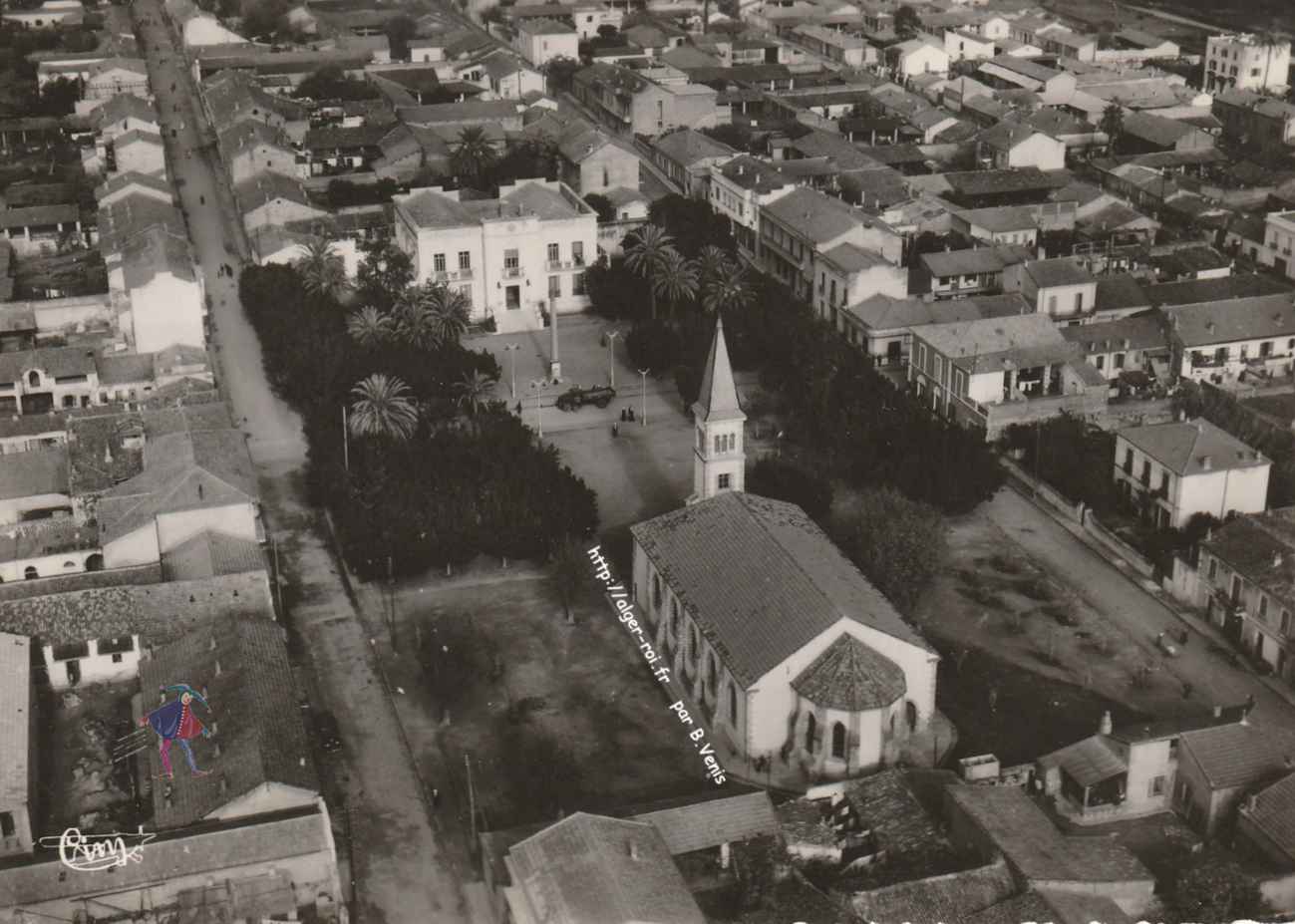 vue aerienne eglise