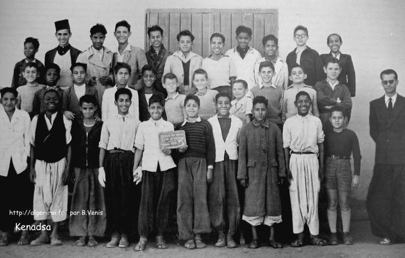 CM1 et CM2, 1951,kenadsa