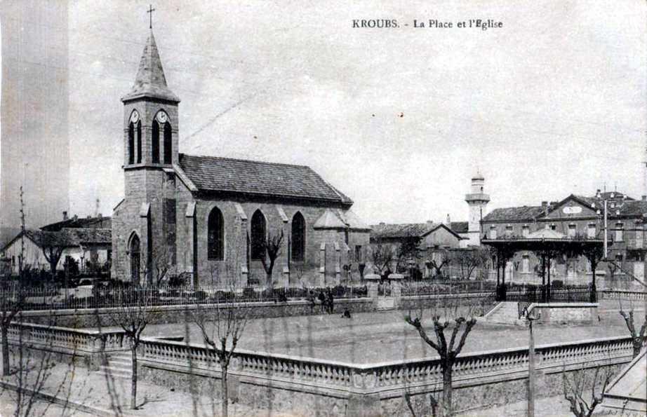 khroub,la place et l'eglise