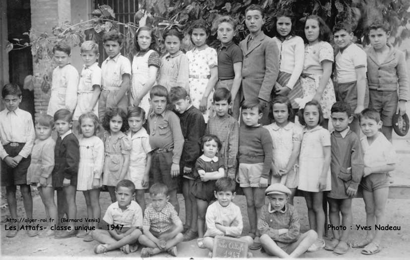 les attafs, classe unique, 1947