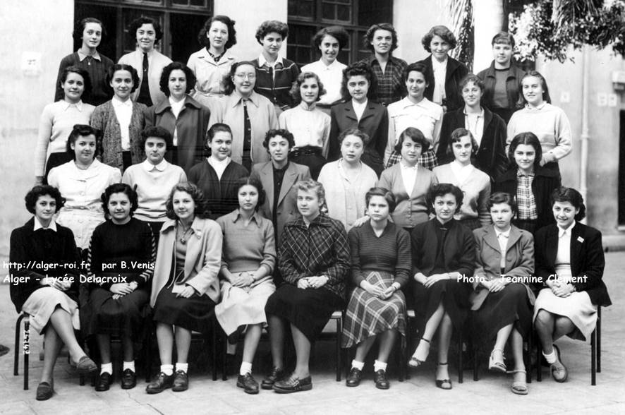 lycée de jeunes filles Delacroix à Alger, rue Charles Péguy 