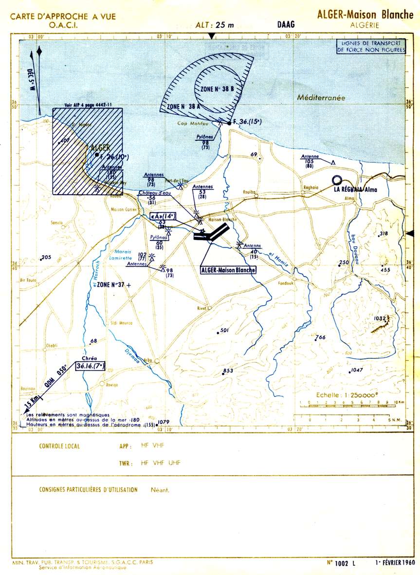 Carte d'approche À VUE, recto 